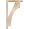 Ekena Millwork Westlake Block Smooth Bracket w/ Offset Brace, Douglas Fir, 3 1/2"W x 16"D x 28"H BKT0402X16X28WTL05SDF - alternate 3